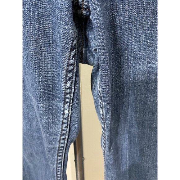 Deluth Trading Womens 34X26.5  Jeans MidRise Blue Stretch - Picture 9 of 9